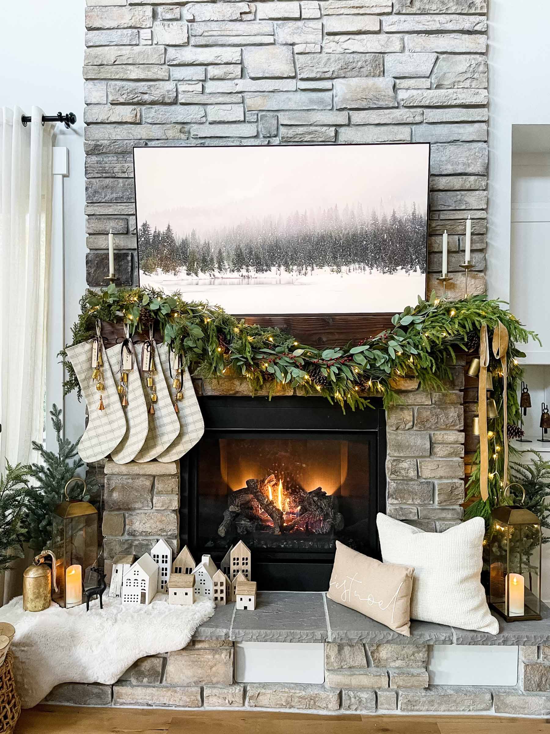 Holiday Mantle Mantel Garland for the holidays